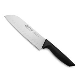 Nóż Santoku ze szlifem kulowym, seria NIZA, Arcos, czarny, (L)314mm Wariant podstawowy - Hendi 2024