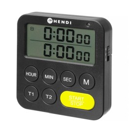 Timer dwuzakresowy, HENDI, czarny, 82x20x(H)86mm Wariant podstawowy - Hendi 2024