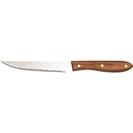 Nóż do steków 120 mm, z ząbkami, uchwyt z drewna różanego  - Hendi Nowe Produkty