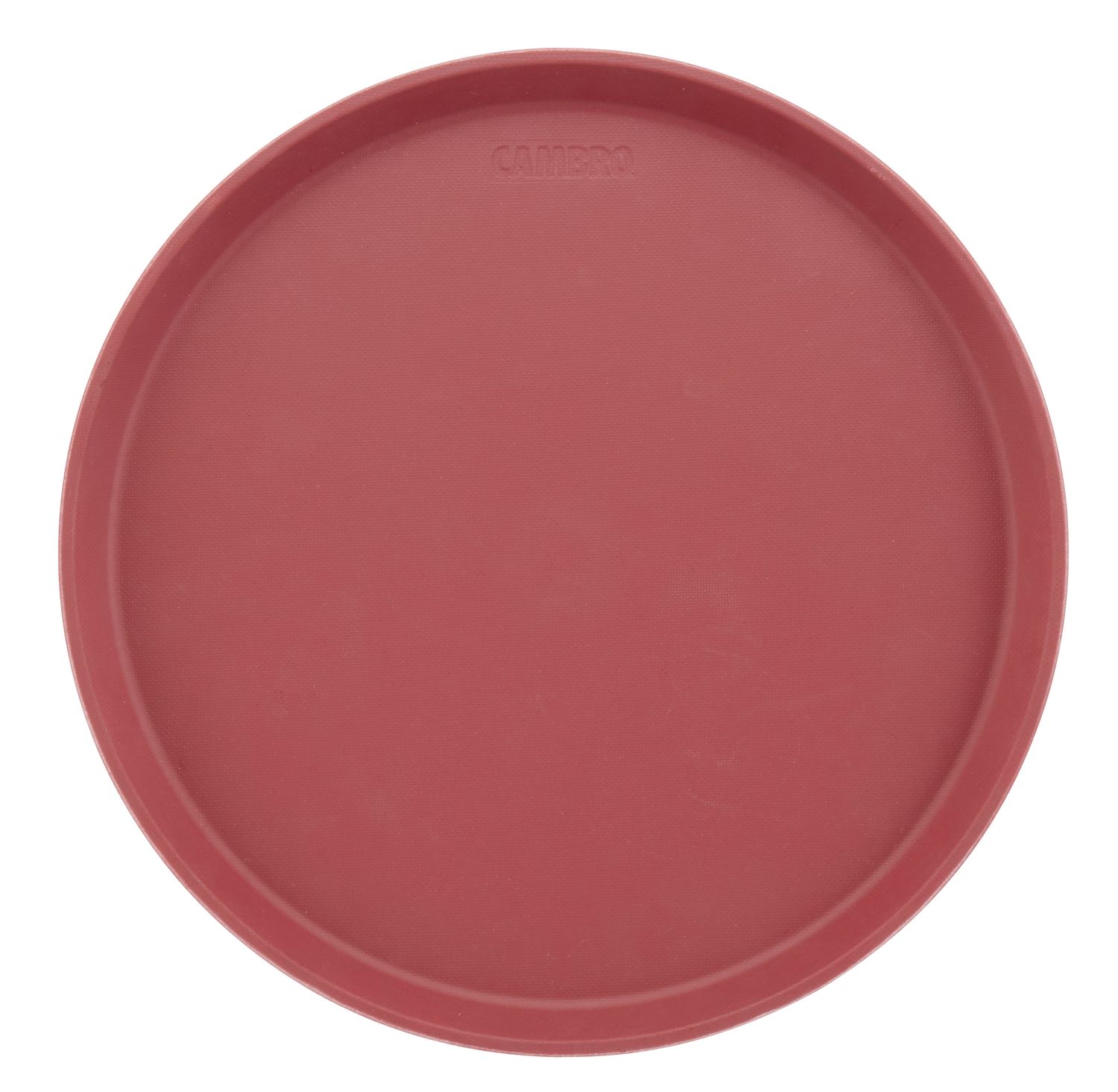 Taca do serwowania Camtread okrągła, antypoślizgowa, Cambro, burgund, ⌀355x(H)21mm