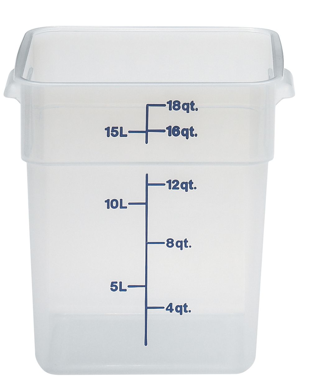 Przezroczysty pojemnik polipropylenowy na żywność CamSquare, Cambro, Camsquare, 17,2 l, 17,2L, transparentny, 256x310x(H)320mm