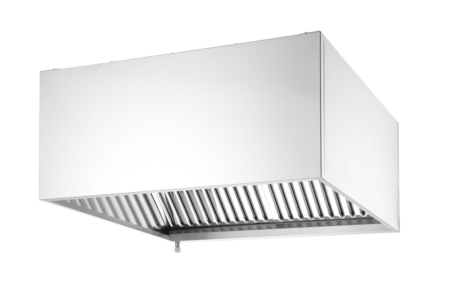 Okap przyścienny – skręcany , HENDI, srebrny, 1205x1000x(H)450mm, Prostokątny