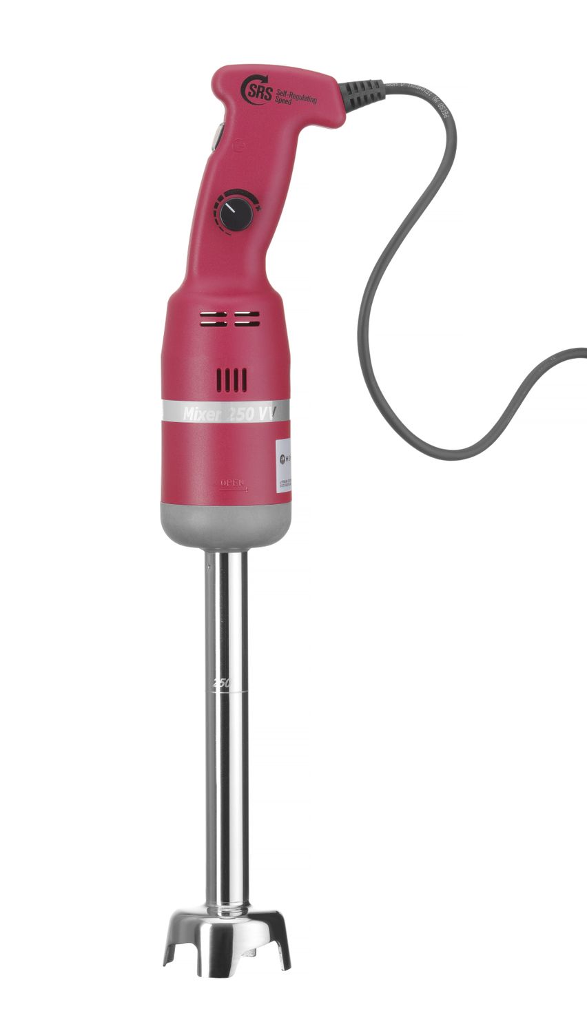 Mikser ręczny 250 o zmiennej prędkości z rózgą, HENDI, Profi Line, 230V/250W, ⌀75x(H)540mm