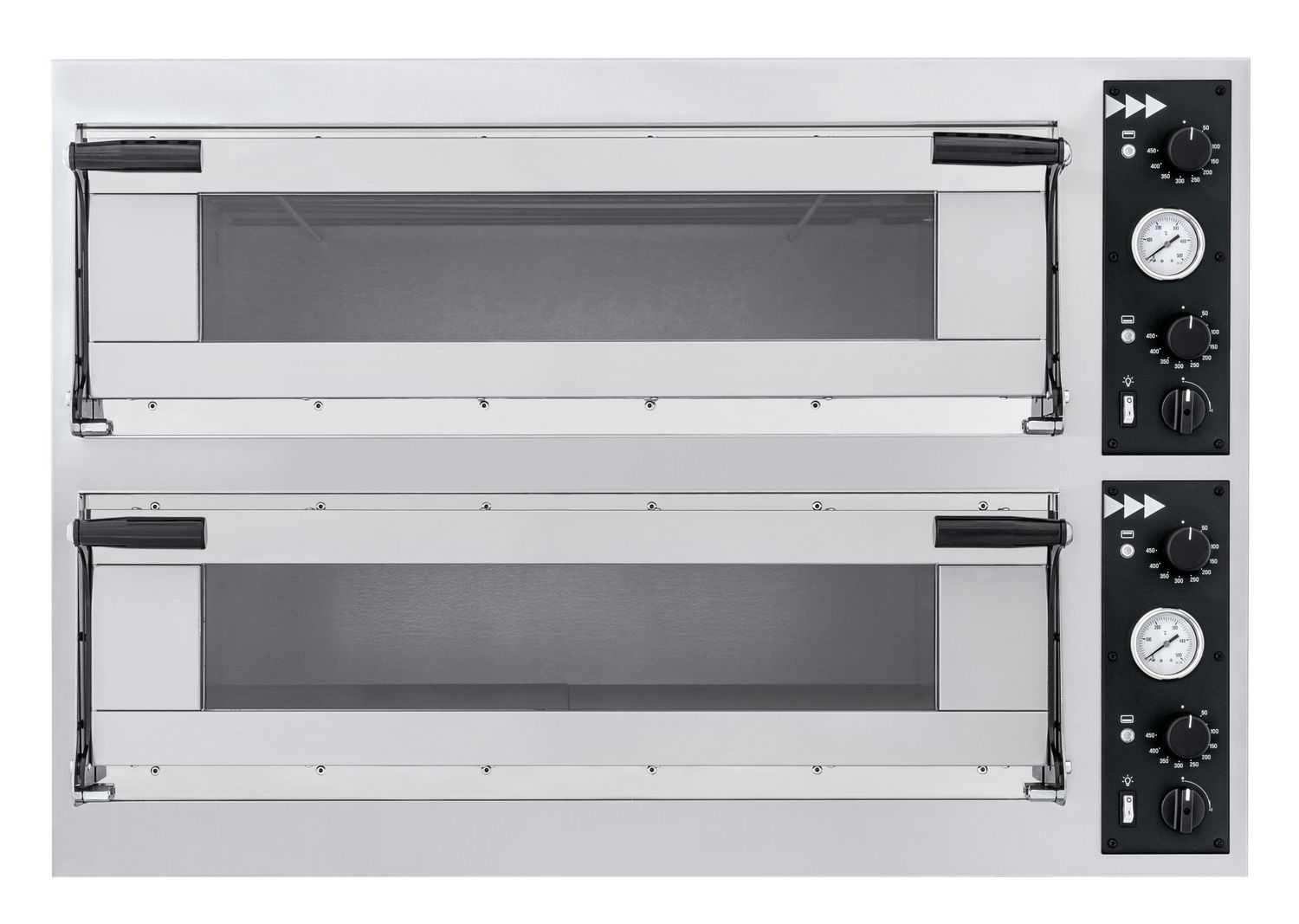 Piec do pizzy Trays 44 Glass, Prismafood, 2 komory, 400V/13800W, 1100x964x(H)745mm
