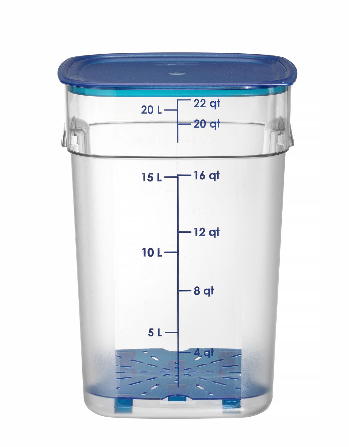 Pojemnik na żywność CamSquares Fresh Pro, Cambro, Camsquare, 20,8L, transparentny, 289x289x(H)401mm