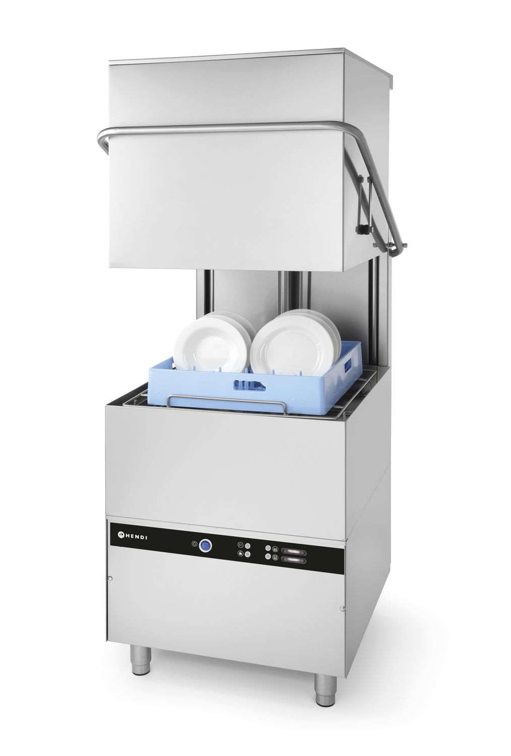Zmywarka kapturowa 50x50 – sterowana elektromechanicznie, HENDI, Budget Line, 400V/8600W, 745x900x(H)1406mm