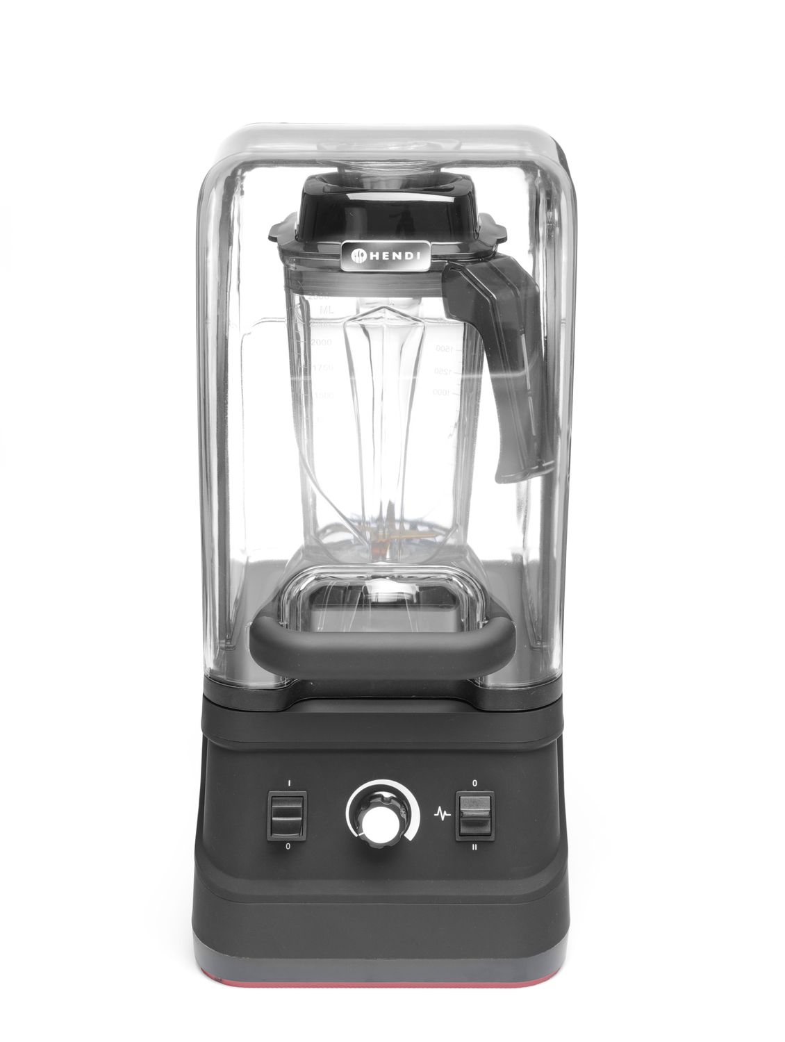 Blender barmański z obudową wyciszającą, HENDI, 2,5L, czarny, 230V/1680W, 250x300x(H)540mm