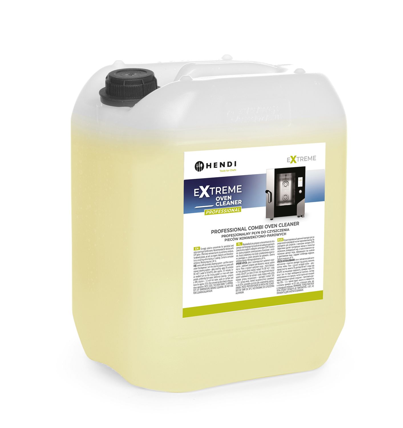 Extreme Oven Cleaner profesjonalny płyn do czyszczenia pieców konwekcyjno-parowych, HENDI, 10 l, 10L