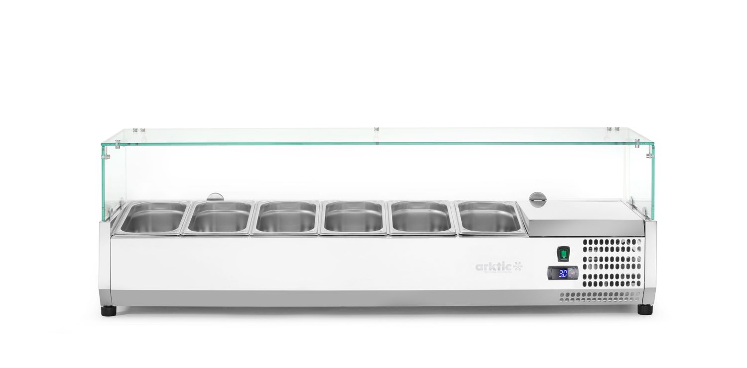 Nadstawa chłodnicza GN 1/3, Arktic, 6x GN 1/3, 230V/180W, 1405x420x(H)456mm