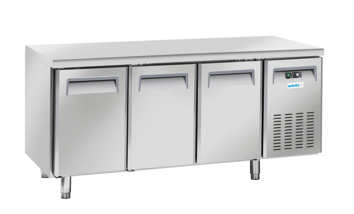 Stół mroźniczy 3-drzwiowy z agregatem bocznym, Arktic, GN 1/1, 230V/670W, 1800x700x(H)850mm
