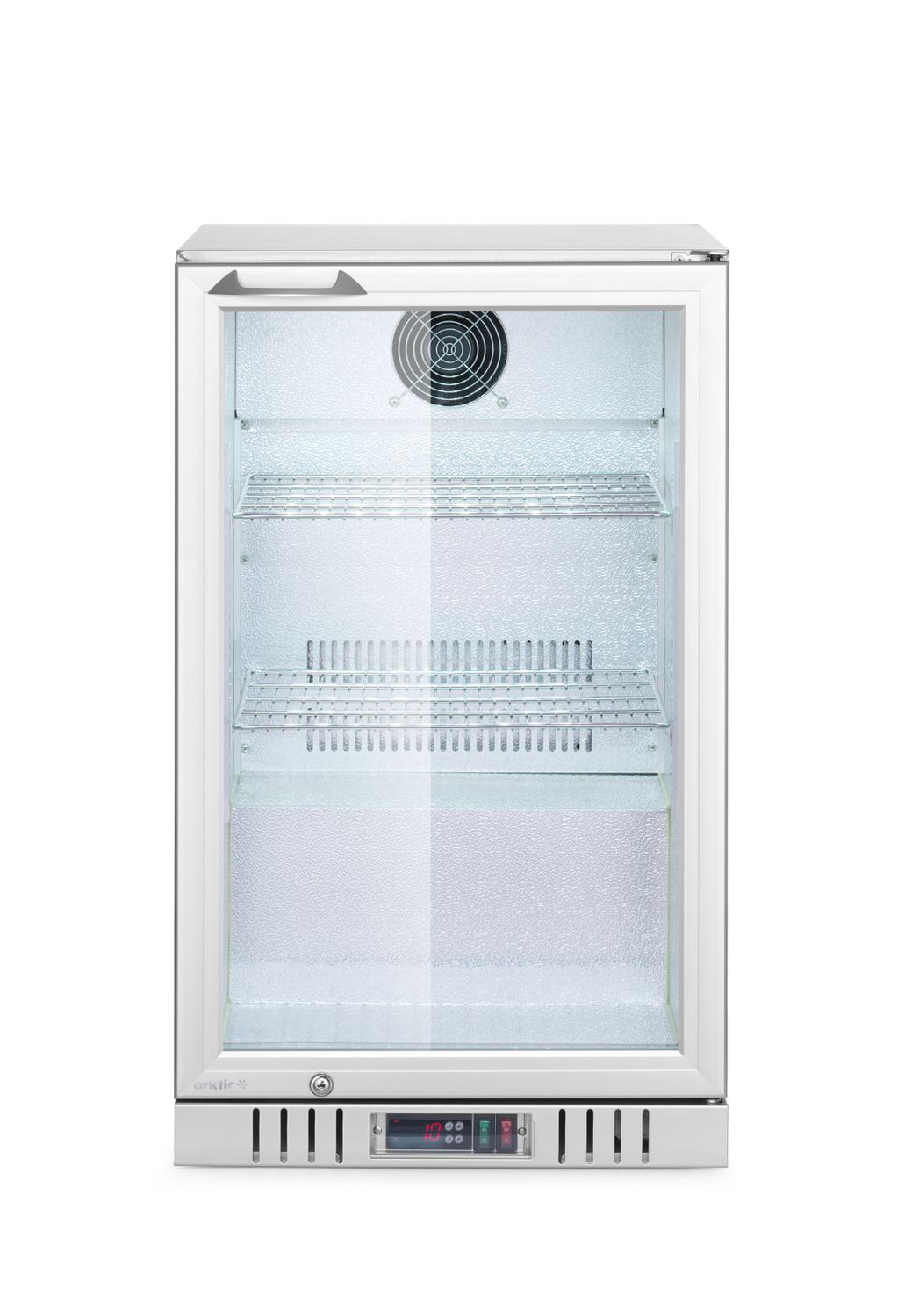 Lodówka barowa podblatowa 1-drzwiowa, Arktic, 75L, srebrny, 230V/175W, 500x530x(H)870mm