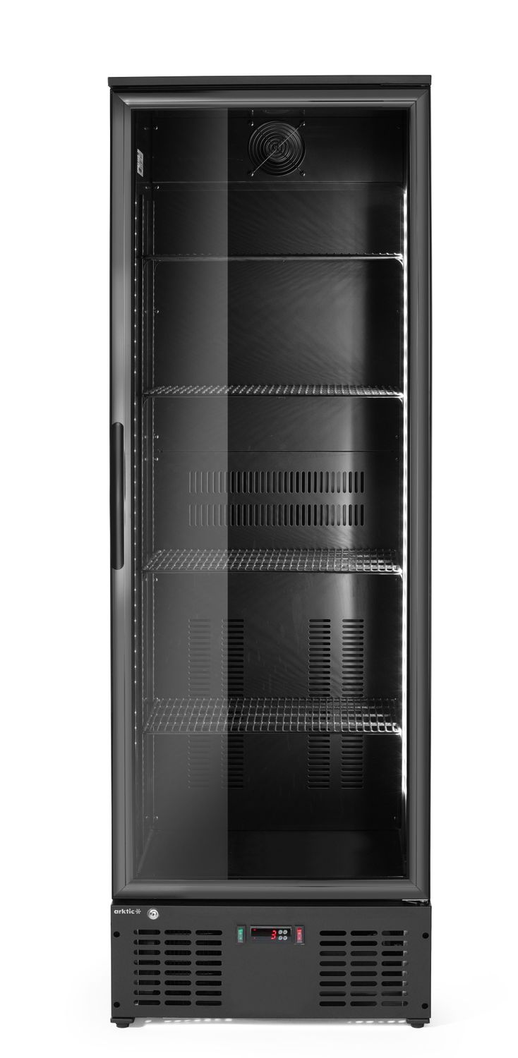Lodówka barowa 1-drzwiowa, Arktic, 243L, czarny, 230V/195W, 530x600x(H)1820mm