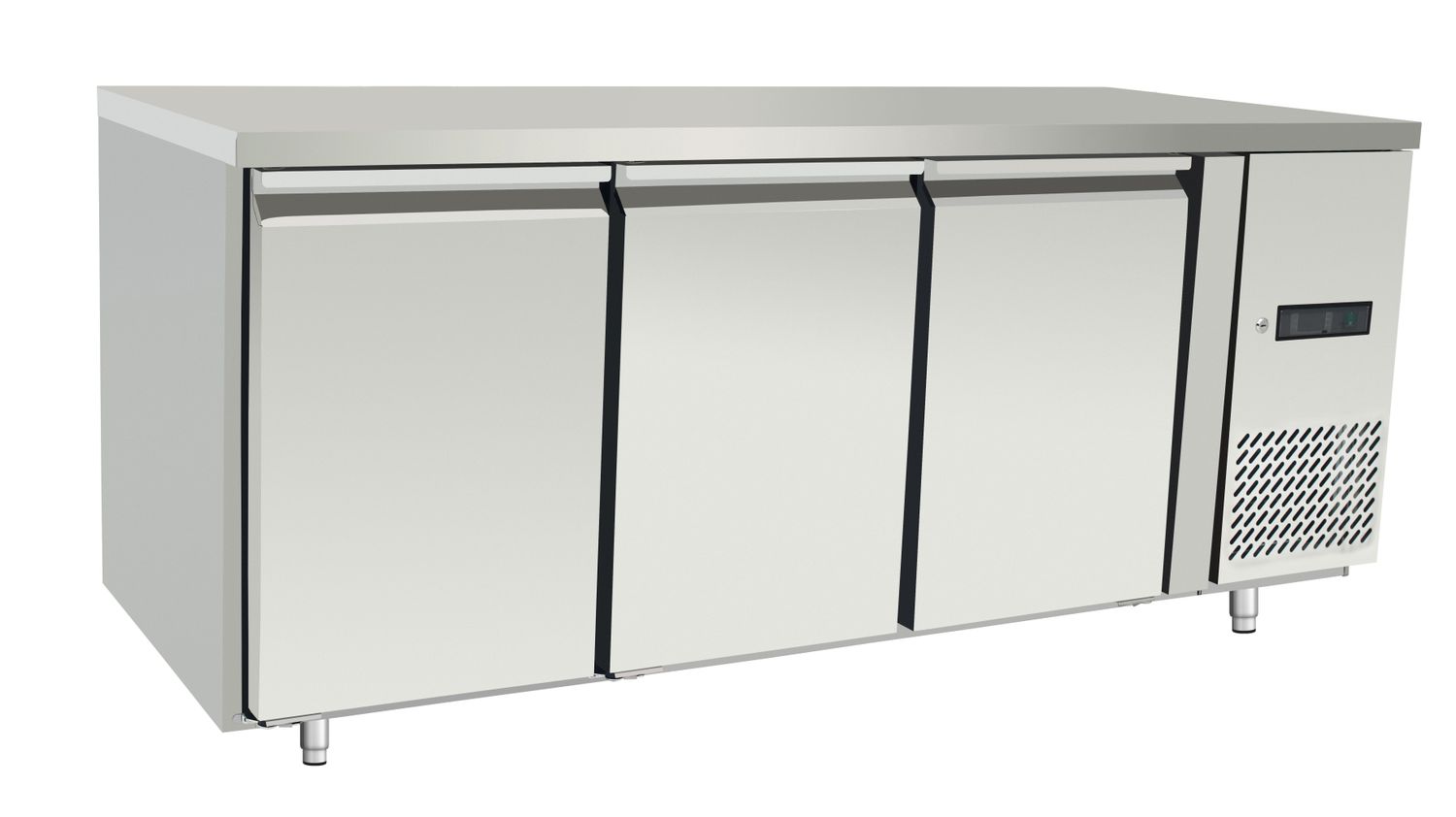 Stół mroźniczy 3-drzwiowy 420 l, Arktic, Profi Line, Bez tylnego rantu, 334L, 230V/600W, 700x1795x(H)839mm