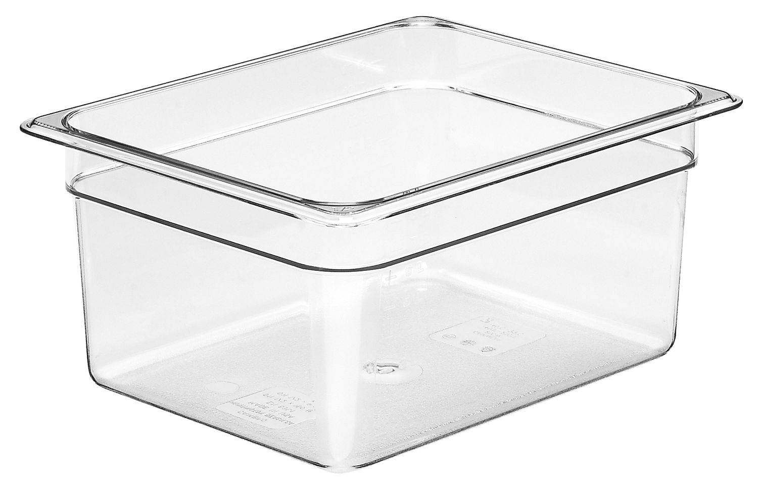 Pojemnik Camwear GN 1/2 z poliwęglanu, Cambro, GN 1/2, 8,9L, transparentny, 325x260x(H)150mm