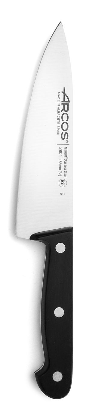 Nóż szefa kuchni, seria UNIVERSAL, Arcos, UNIVERSAL, czarny, (L)268mm