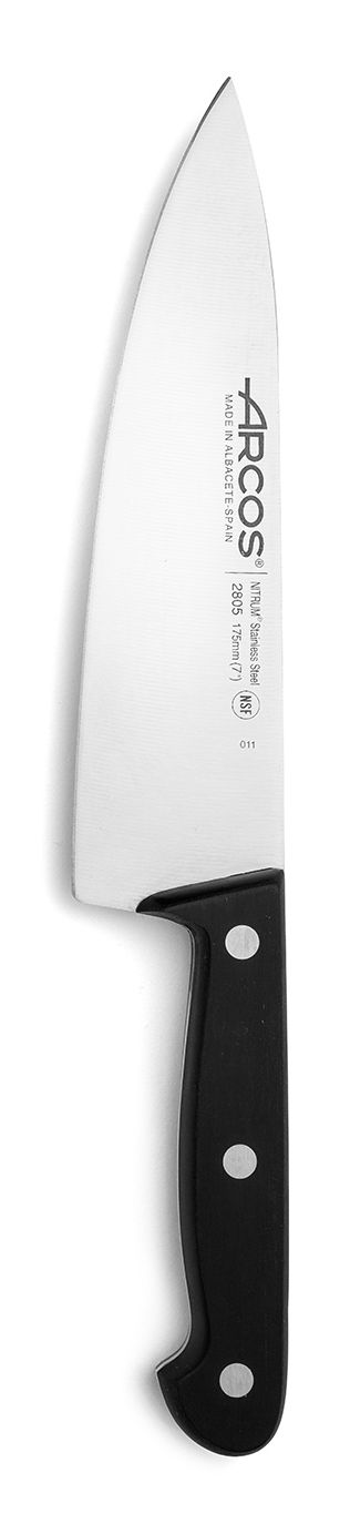Nóż szefa kuchni, seria UNIVERSAL, Arcos, UNIVERSAL, czarny, (L)285mm