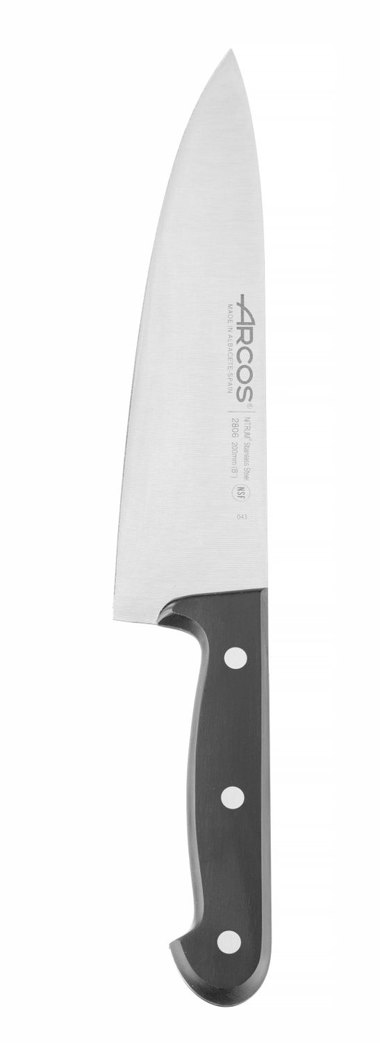 Nóż szefa kuchni, seria UNIVERSAL, Arcos, UNIVERSAL, czarny, (L)436mm
