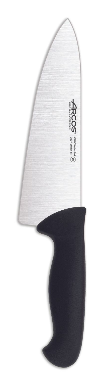 Nóż szefa kuchni z szerokim ostrzem, seria 2900, Arcos, czarny, (L)270mm