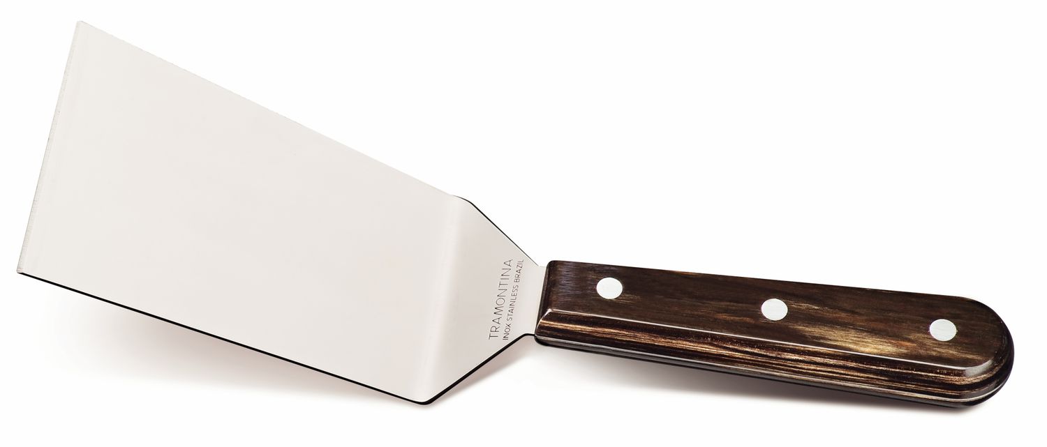 Łopatka Churrasco do obracania/przewracania, Tramontina, brązowy, 270x90mm