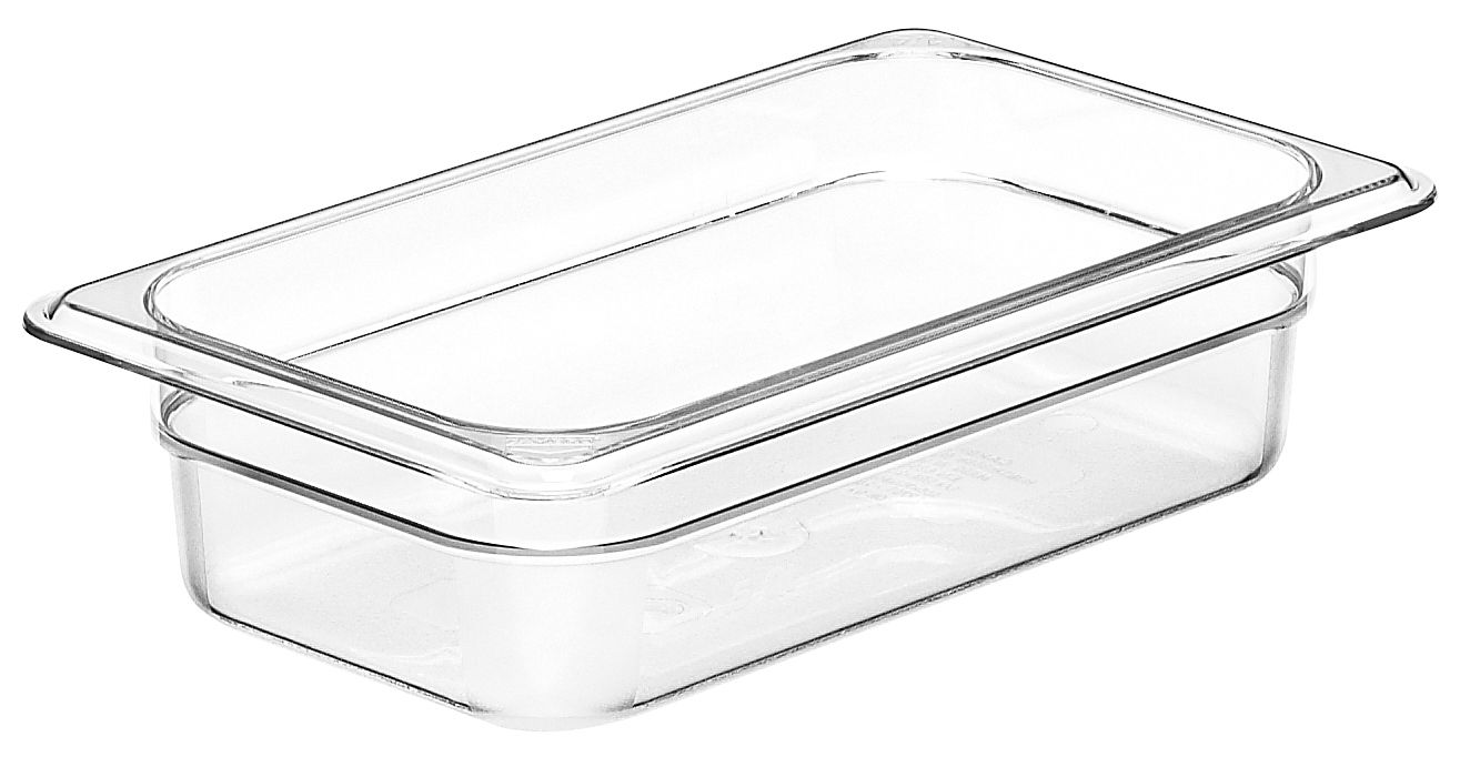 Pojemnik Camwear GN 1/4 z poliwęglanu, Cambro, GN 1/4, 1,7L, transparentny, 162x265x(H)65mm