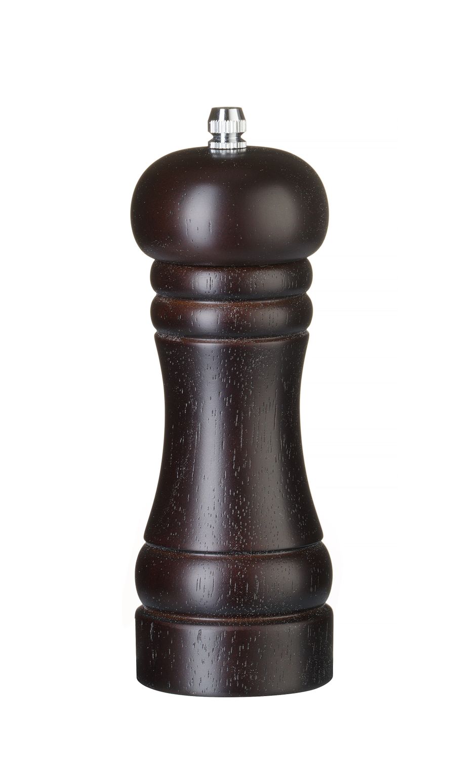 Młynek do soli drewniany, HENDI, ciemne drewno, ⌀57x(H)165mm