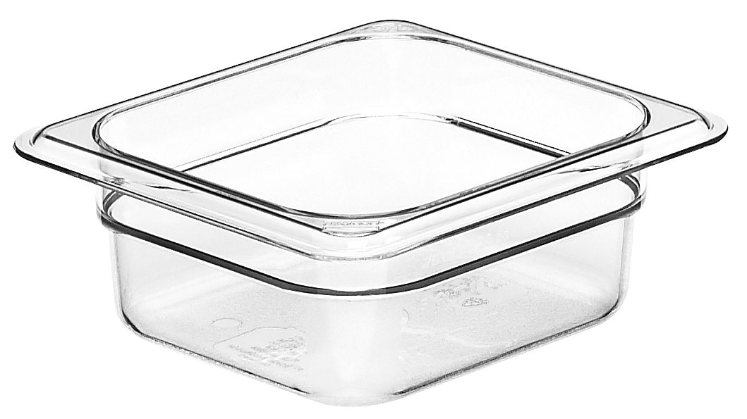Pojemnik Camwear GN 1/6 z poliwęglanu, Cambro, GN 1/6, 1L, transparentny, 162x176x(H)65mm