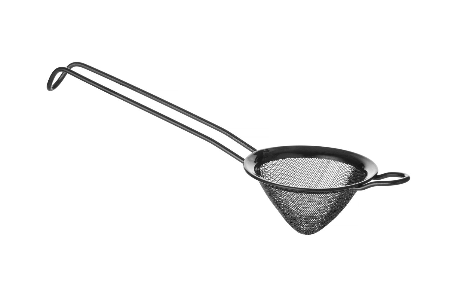 Sitko barmańskie stożkowe, BarUp, czarny, ⌀75x220mm