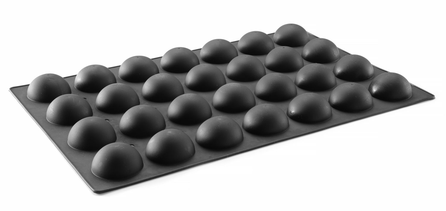 Forma silikonowa SEMI-SPHERE, HENDI, 600x395x(H)35mm, Okrągły