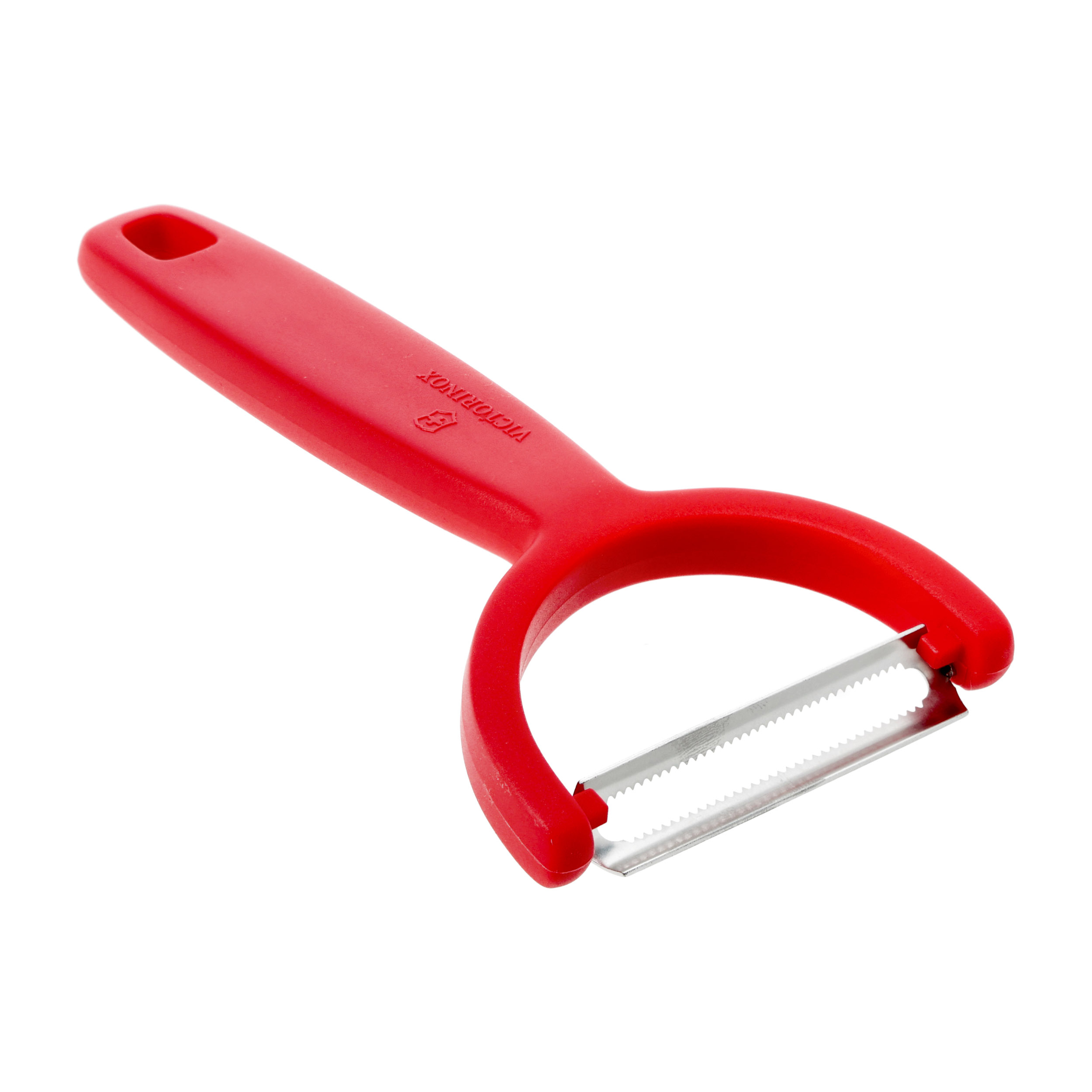 Obieraczka uniwersalna pozioma Ypso z ząbkowanym ostrzem, Victorinox, czerwony, (L)145mm