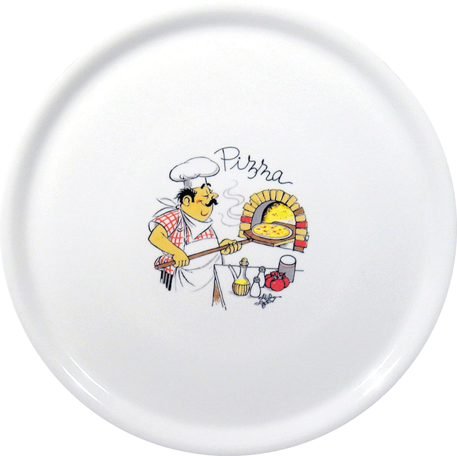 Talerz do pizzy Traditional, HENDI, biały, ⌀330mm