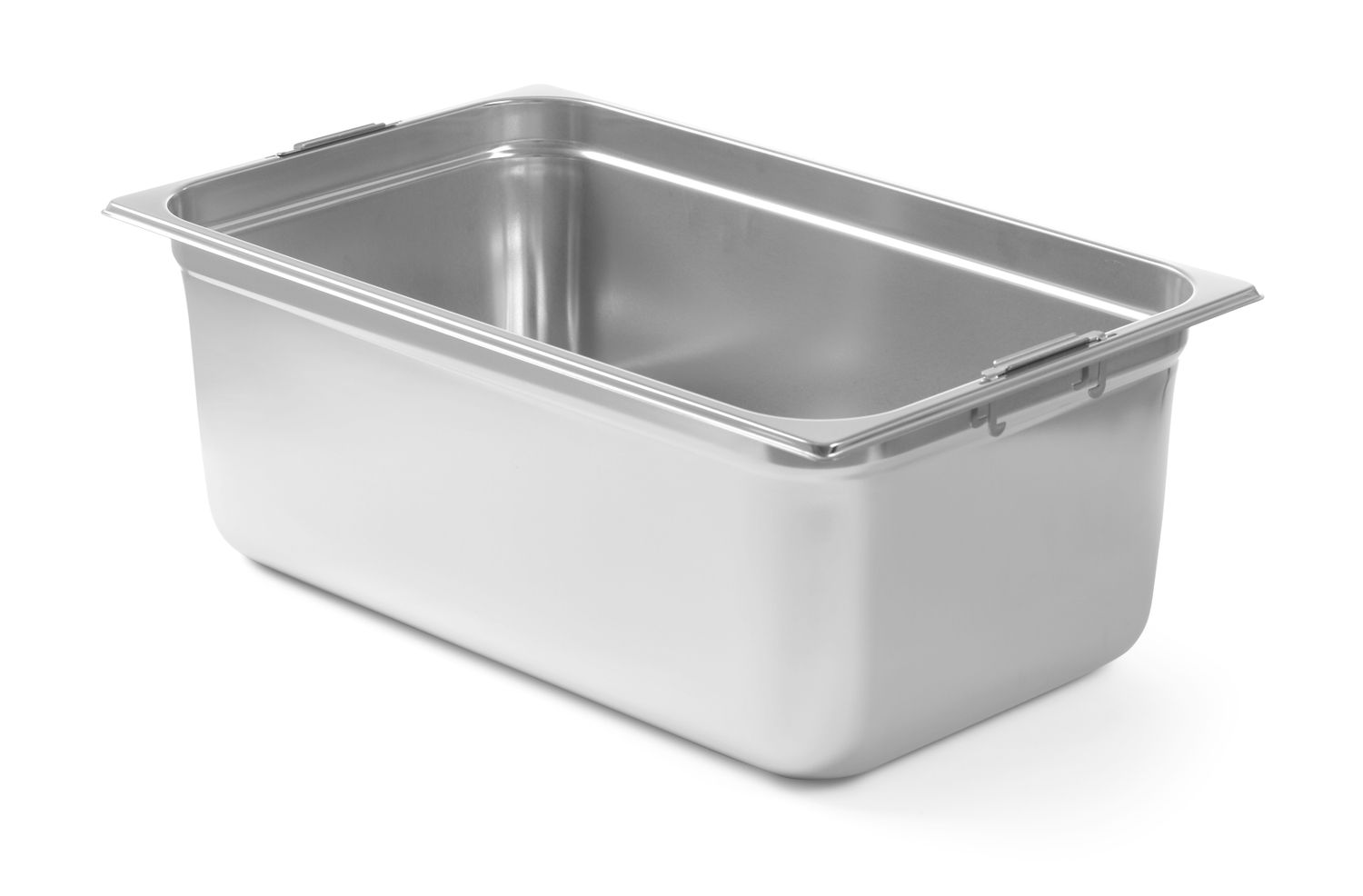 Pojemnik GN z chowanymi uchwytami, HENDI, GN 1/1, 14L, 530x325x(H)100mm