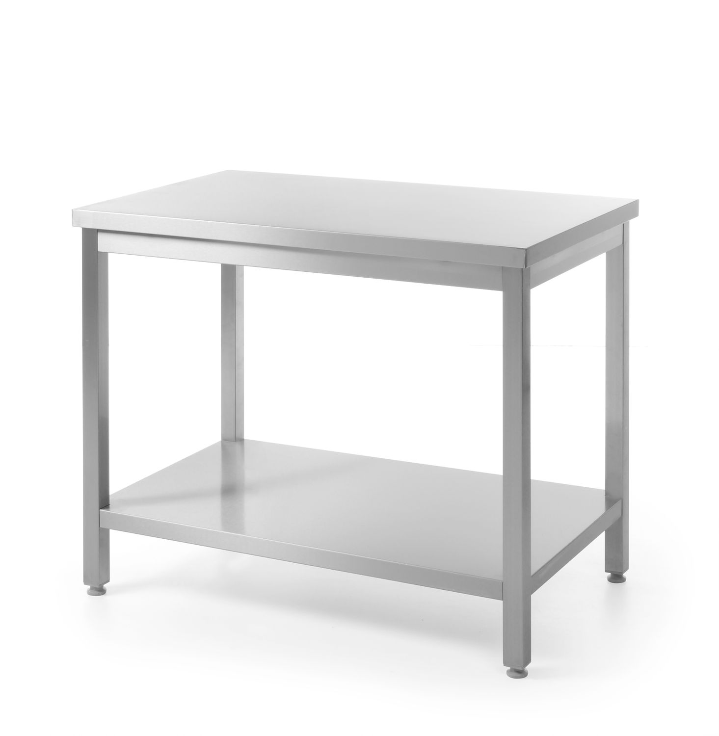 Stół centralny z półką – skręcany, HENDI, Profi Line, 800x700x850 mm, 800x700x(H)850mm