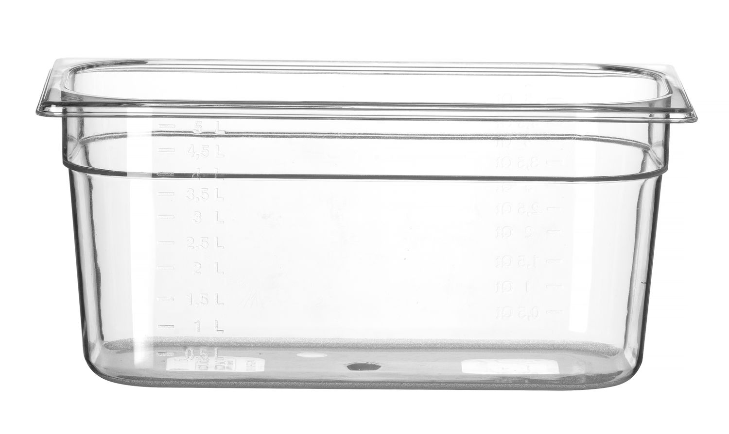 Pojemnik GN 1/3 z poliwęglanu, HENDI, Profi Line, GN 1/3, 5,7L, transparentny, 325x176x(H)150mm