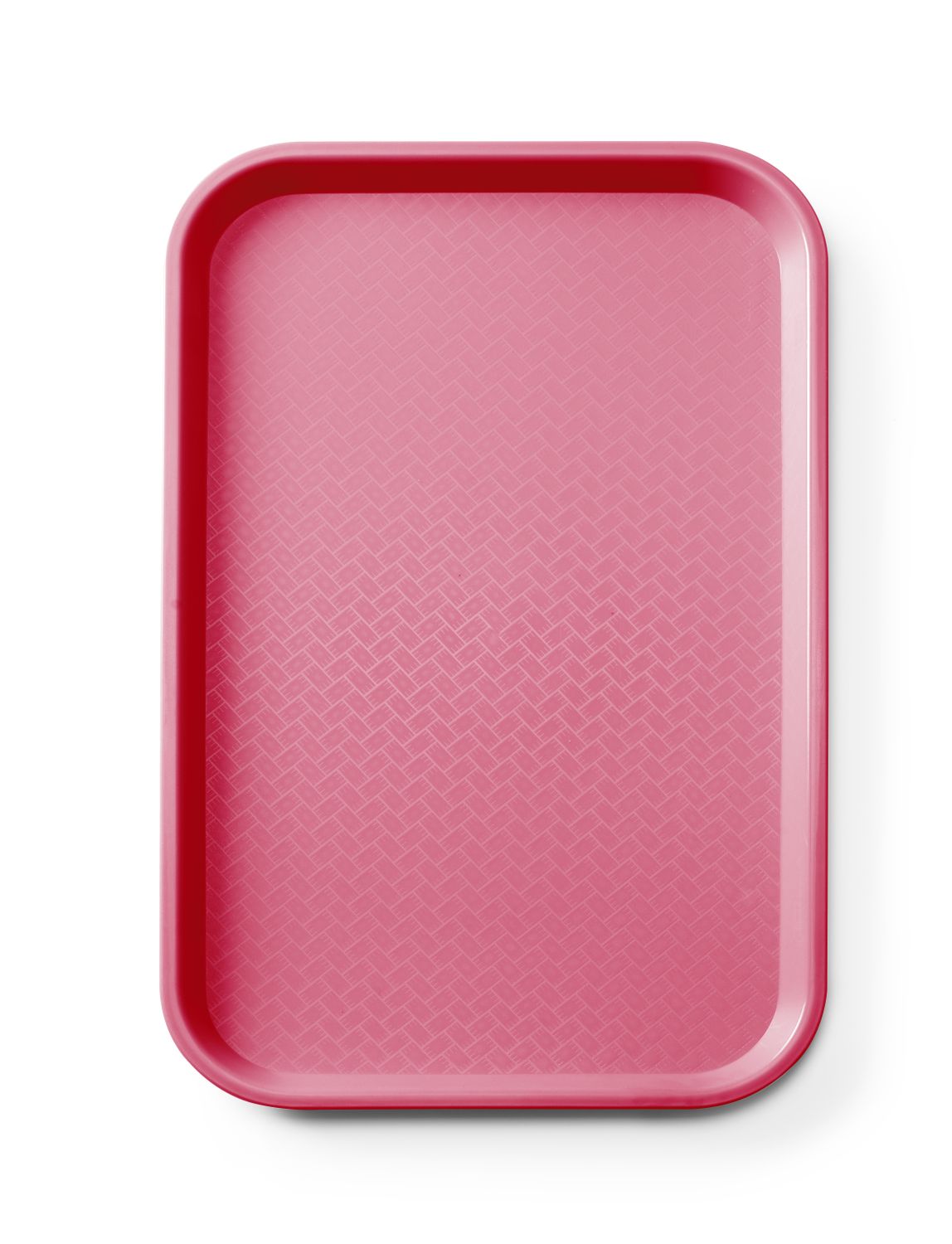 Taca fast food z polipropylenu GN 1/1, AmerBox, GN 1/1, czerwony, 530x325x(H)20mm, Prostokątny