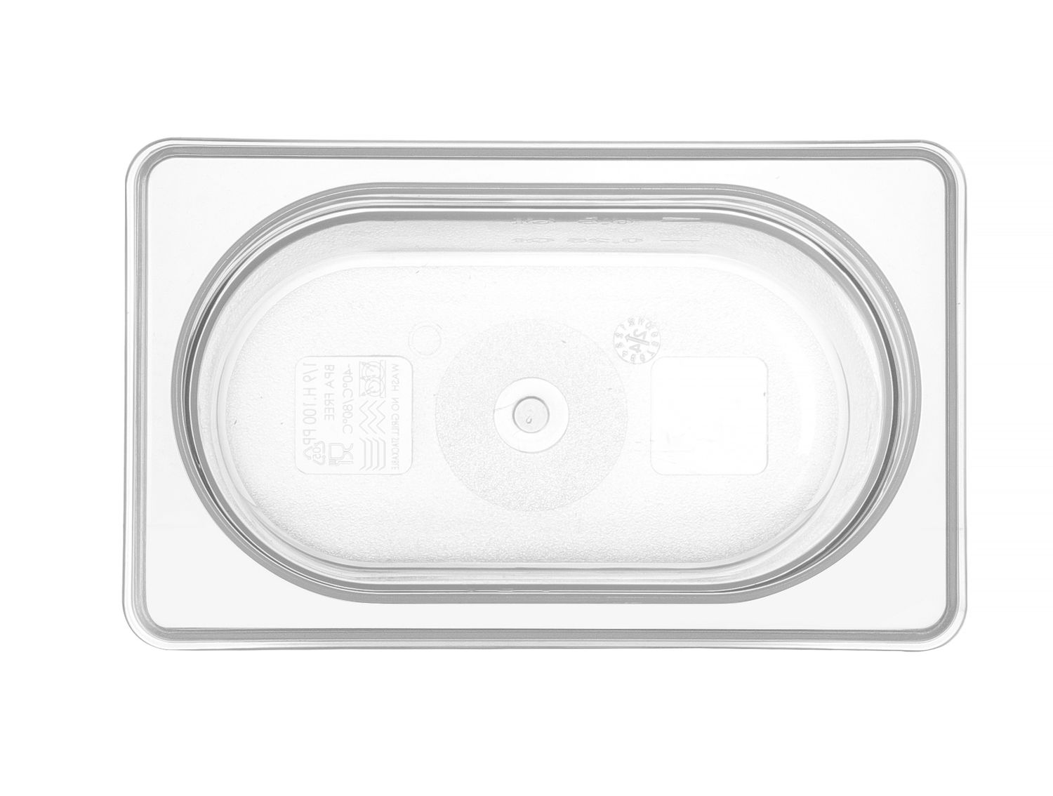 Pojemnik GN 1/9 HACCP, HENDI, GN 1/9, 0,9L, transparentny, 176x108x(H)100mm
