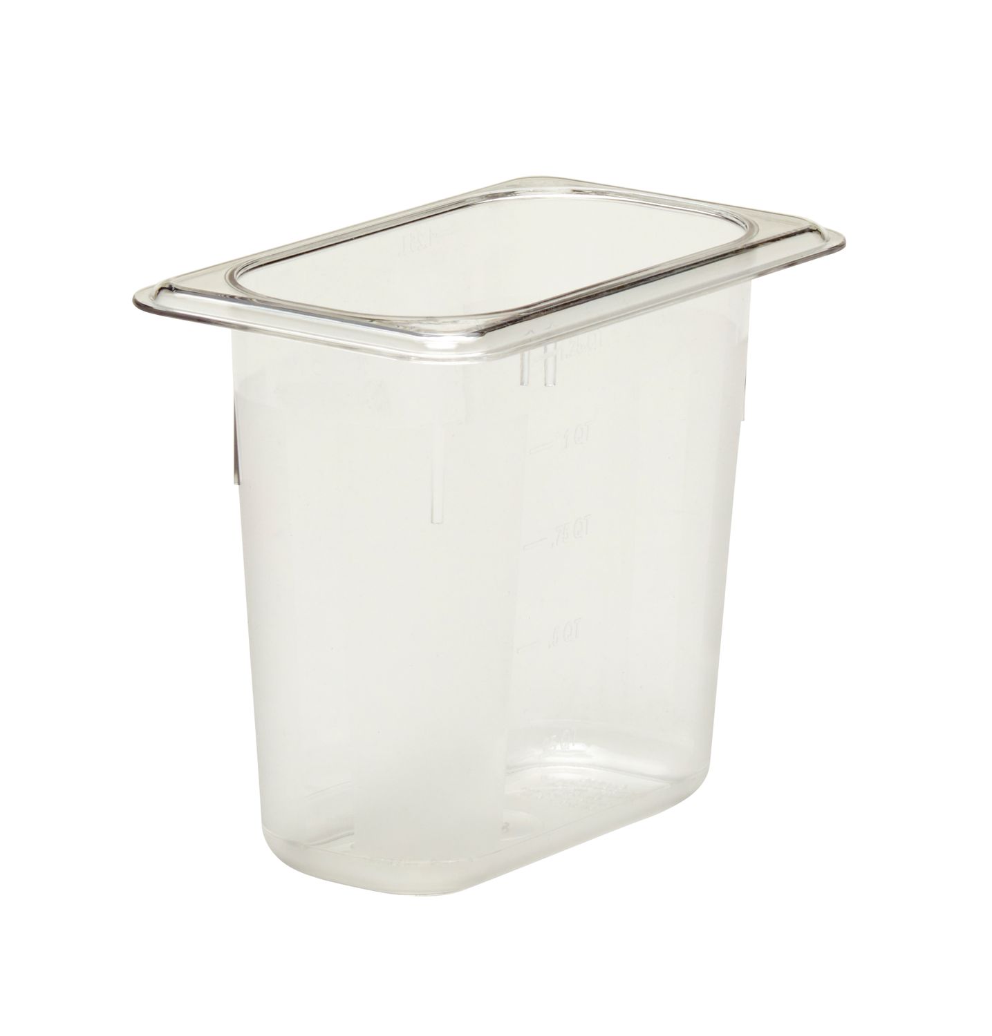 Pojemnik Camwear GN 1/9 z poliwęglanu, Cambro, GN 1/9, 1,4L, transparentny, 108x176x(H)150mm
