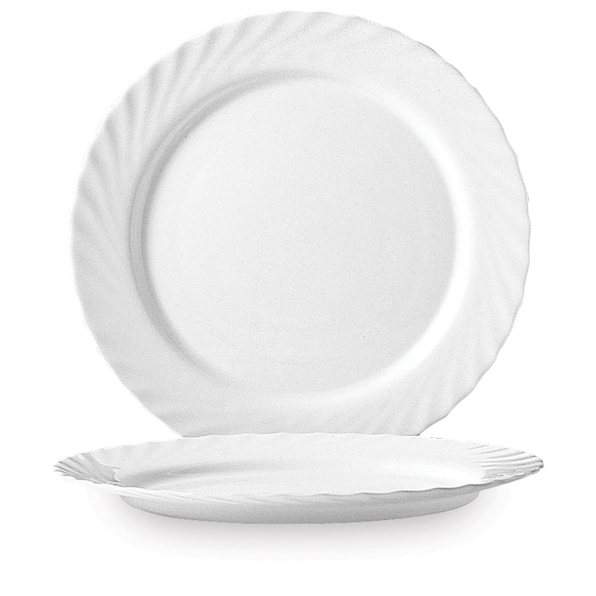 Talerz płytki Trianon, Arcoroc, ø245 mm, biały, ⌀245x(H)24mm