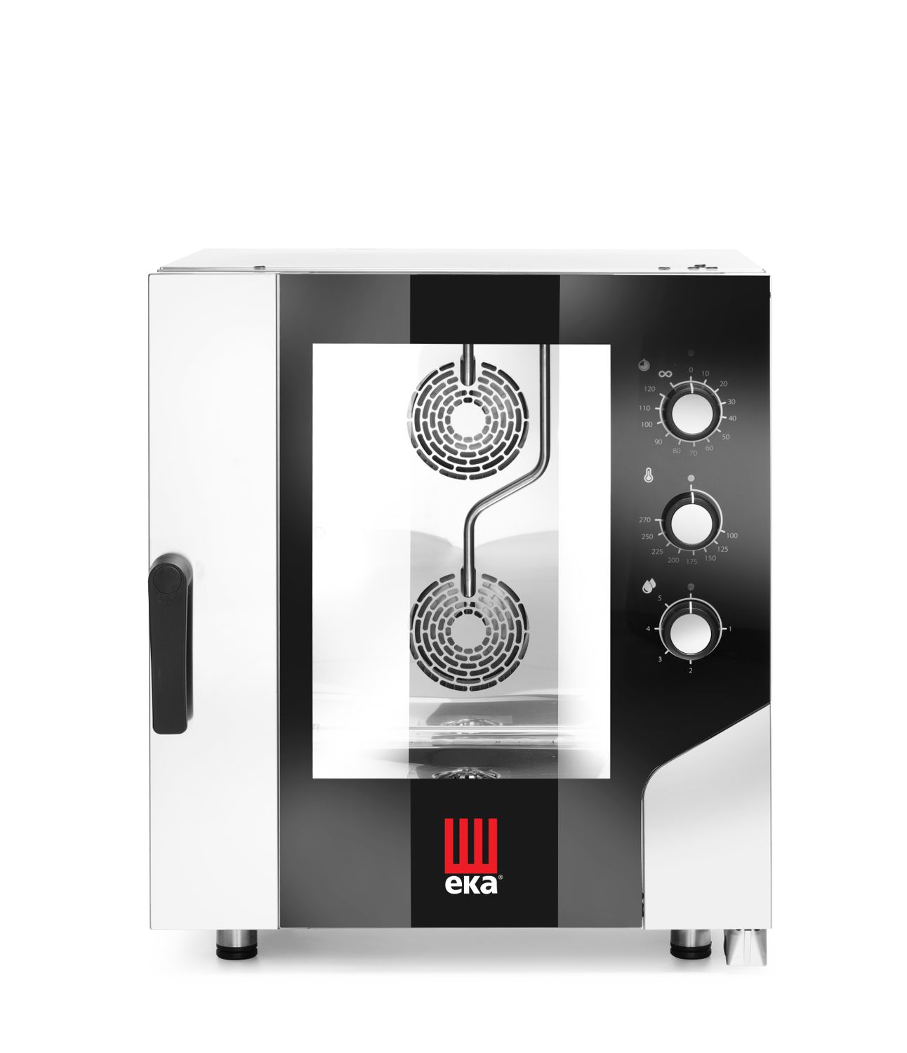 Piec konwekcyjno-parowy Millennial Smart Gastro, 7 × GN 1/1 – sterowany elektromechanicznie, elektryczny, Tecnoeka, Millennial Smart, 400V/10400W, 730x855x(H)850mm